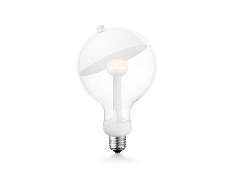 LED lamp MOVE ME sphere valge, 5,5W, E27, 2700K