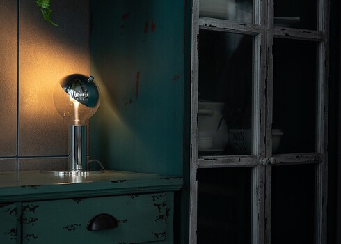 LED lamp MOVE ME sphere hõbe / kuld, 5,5W, E27, 2700K