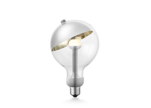 LED lamp MOVE ME sphere hõbe / kuld, 5,5W, E27, 2700K