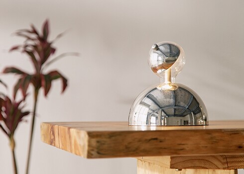 LED lamp MOVE ME sphere hõbe, 5,5W, E27, 2700K