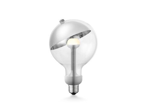 LED lamp MOVE ME sphere hõbe, 5,5W, E27, 2700K