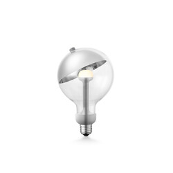 LED lamp MOVE ME sphere hõbe, 5,5W, E27, 2700K