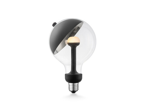 LED lamp MOVE ME sphere must / hõbe, 5,5W, E27, 2700K