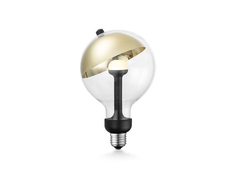 LED lamp MOVE ME sphere kuldne, 5,5W, E27, 2700K