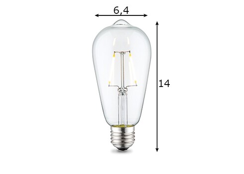 LED lamp DROP klaar, D6,4xH14 cm