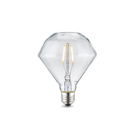 LED lamp DIAMOND klaar, D11,2xH13,4 cm, 2W, E27, 2500K