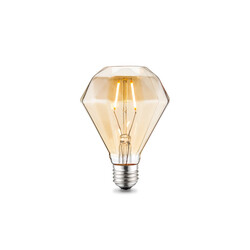 LED lamp DIAMOND merevaik, D11,2xH13,4 cm, 2W, E27, 2700K