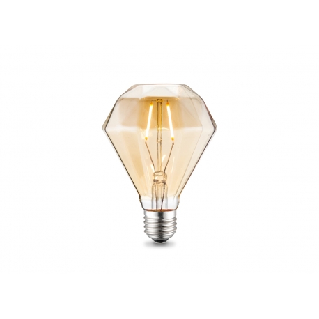 LED lamp DIAMOND merevaik, D11,2xH13,4 cm, 2W, E27, 2700K