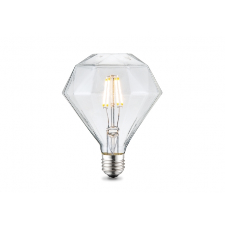 LED lamp DIAMOND klaar, D11,2xH13,4 cm, 4W, E27, 3000K