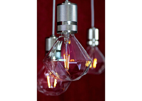 LED lamp DIAMOND klaar, D11,2xH13,4 cm, 4W, E27, 3000K