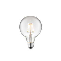 LED lamp GLOBE klaar, D9,5xH13,5 cm, 6W, E27, 3000K