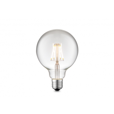 LED lamp GLOBE klaar, D9,5xH13,5 cm, 6W, E27, 3000K