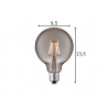 LED lamp GLOBE suitshall, D9,5xH13,5 cm, 6W, E27, 2700K