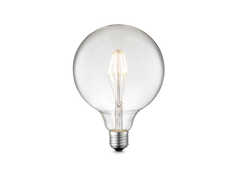 LED lamp CARBON klaar, D12,5xH17 cm, 4W, E27, 3000K