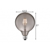LED lamp CARBON suitshall, D12,5xH17 cm, 4W, E27, 2700K