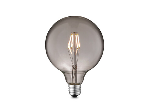 LED lamp CARBON suitshall, D12,5xH17 cm, 4W, E27, 2700K