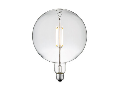 LED lamp CARBON klaar, D18xH23 cm, 4W, E27, 3000K