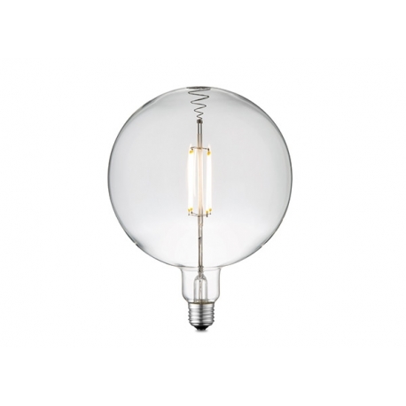 LED lamp CARBON klaar, D18xH23 cm, 4W, E27, 3000K