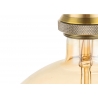 LED lamp CARBON merevaik, D18xH23 cm, 4W, E27, 2700K