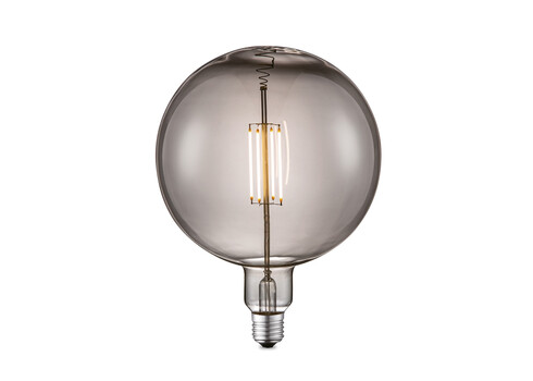 LED lamp CARBON suitshall, D18xH23 cm, 4W, E27, 2700K