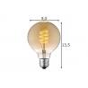 LED lamp SPIRAL merevaik, D9,5xH13,5 cm, 4W, E27, 2200K