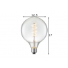 LED lamp SPIRAL klaar, D12,5xH17 cm, 4W, E27, 2200K