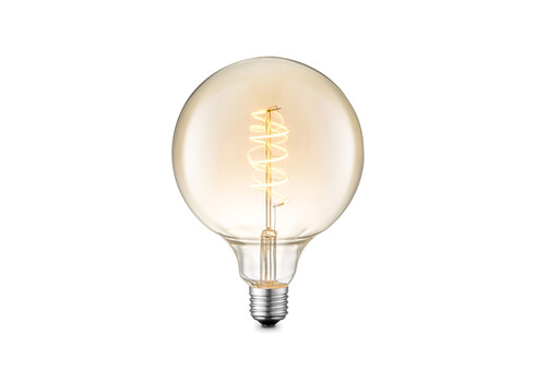 LED lamp SPIRAL merevaik, D12,5xH17 cm, 4W, E27, 2200K