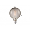 LED lamp SPIRAL suitshall, D12,5xH17 cm, 4W, E27, 2200K