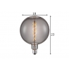 LED lamp SPIRAL suitshall, D18xH23 cm, 6W, E27, 2200K