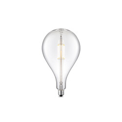 LED lamp CARBON klaar, D16xH29 cm, 4W, E27, 3000K