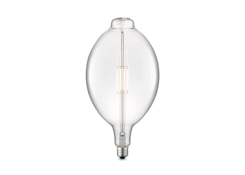 LED lamp CARBON klaar, D18xH33 cm, 4W, E27, 3000K