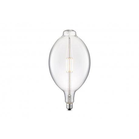 LED lamp CARBON klaar, D18xH33 cm, 4W, E27, 3000K