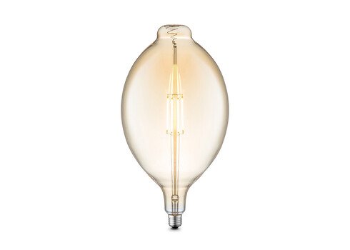 LED lamp CARBON merevaik, D18xH33 cm, 4W, E27, 2700K