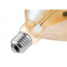 LED lamp CARBON merevaik, D18xH33 cm, 4W, E27, 2700K