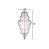LED lamp CLOUD klaar, D18xH38 cm, 4W, E27, 2200K