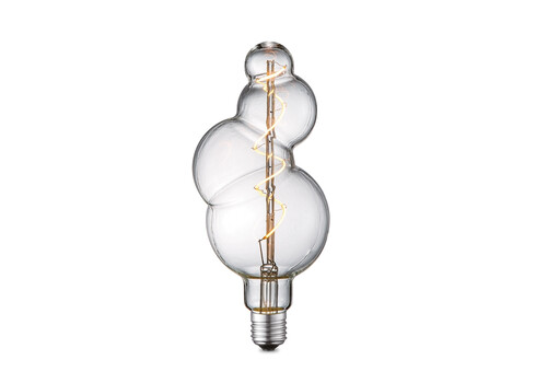 LED lamp BUBBLE klaar, D11xH24 cm, 4W, E27, 2200K