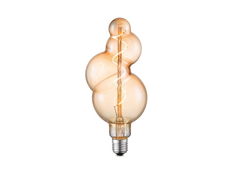 LED lamp BUBBLE merevaik, D11xH24 cm, 4W, E27, 2200K