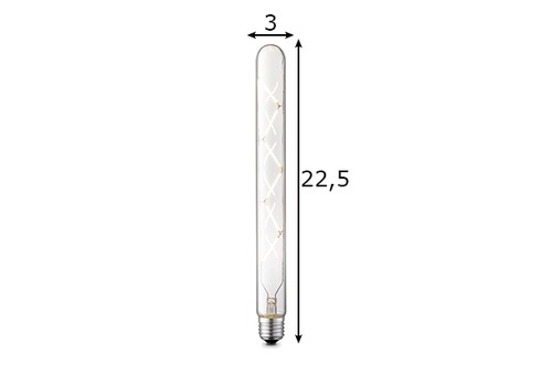 LED lamp TOTEM klaar, D3xH22,5 cm, 5W, E27, 3000K