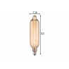 LED lamp TUBE merevaik, D7,8xH33 cm, 5W, E27, 2700K