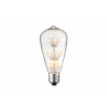 LED lamp CRYSTAL klaar, D6,4xH8,9 cm, 1,5W, E27, 2300K