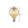 LED lamp DECO hõbe-kuldne, D9,5xH13,5 cm, 4W, E27, 2700K