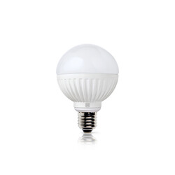 LED lamp ROUND valge, D8xH11,2 cm, 8,5W, E27, 2700K