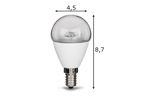 LED lamp CONE klaar, D4,5xH8,7 cm, 5,7W, E27, 2700K, reguleeritav