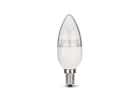 LED lamp CANDLE valge, D4xH10 cm, 5,7W, E14, 2700K, reguleeritav