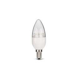 LED lamp CANDLE valge, D4xH10 cm, 5,7W, E14, 2700K, reguleeritav