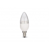 LED lamp CANDLE valge, D4xH10 cm, 5,7W, E14, 2700K, reguleeritav