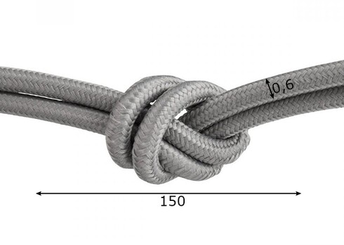 Tekstiilkaabel FABRIC hall, D0,6x150 cm