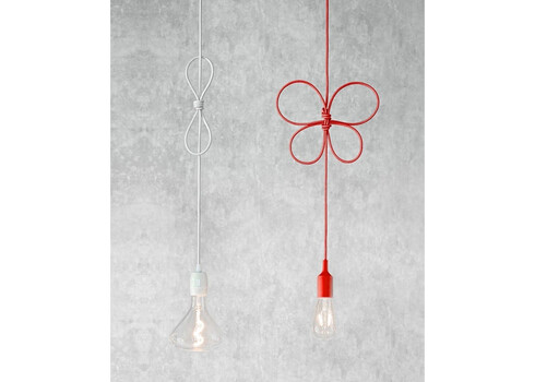 Tekstiilkaabel FABRIC valge, D0,6x300 cm