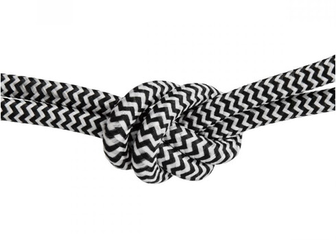 Tekstiilkaabel FABRIC must / valge, D0,6x300 cm