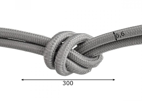 Tekstiilkaabel FABRIC hall, D0,6x300 cm